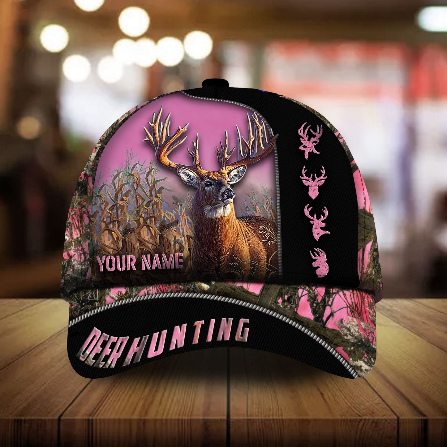 Premium Deer Hunting Personalized – Classic Cap
