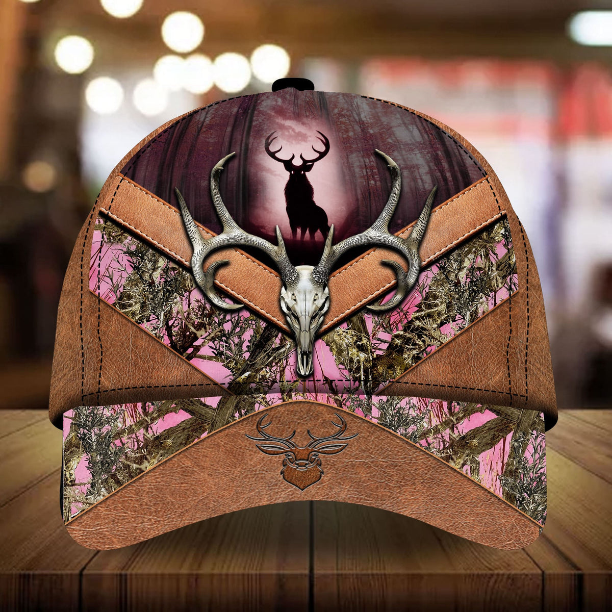 Premium Deer Hunting Leather – Classic Cap