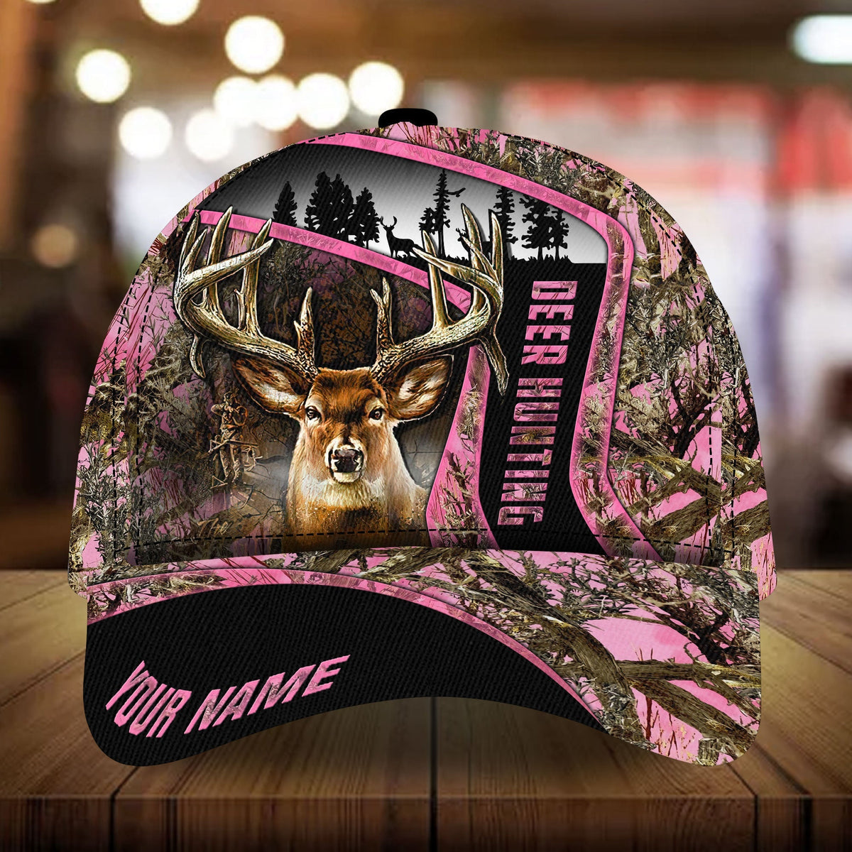Special Deer Hunting Pattern Personalized – Classic Cap