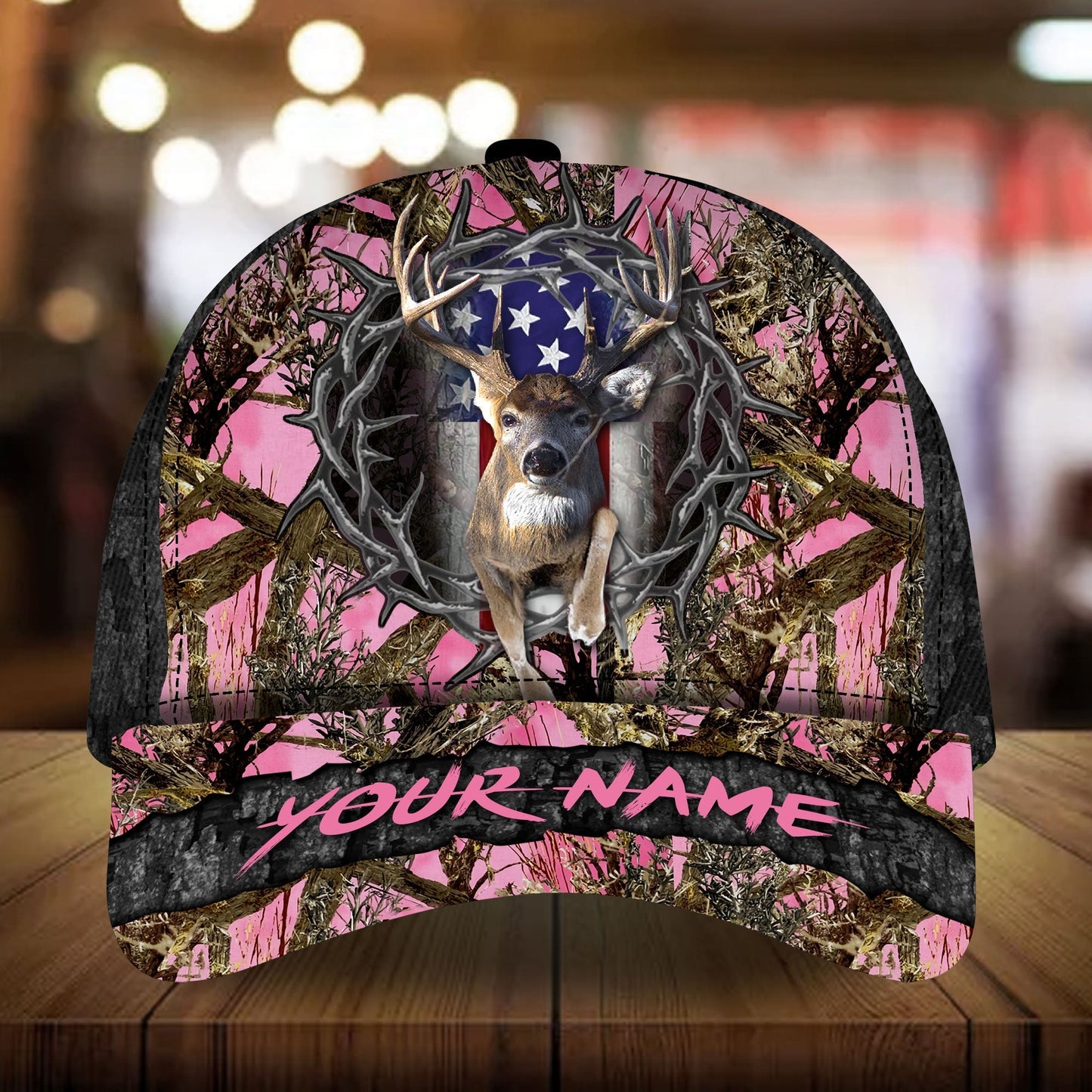Awesome USA Deer Hunting Personalized – Classic Cap