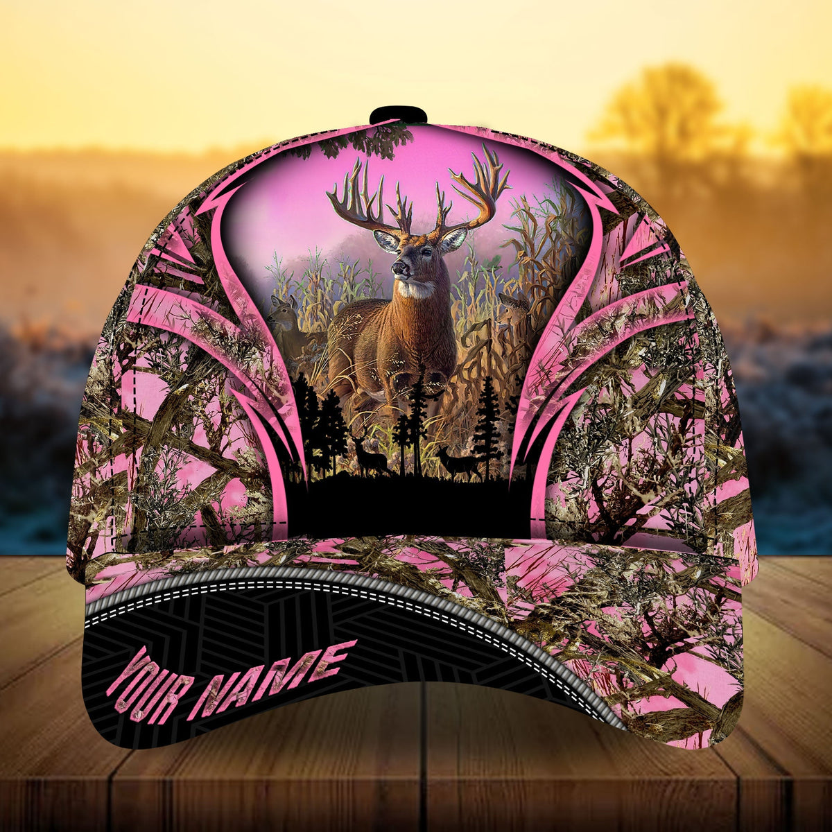 Beer Fest Deer Hunting Camo Personalized – Classic Cap