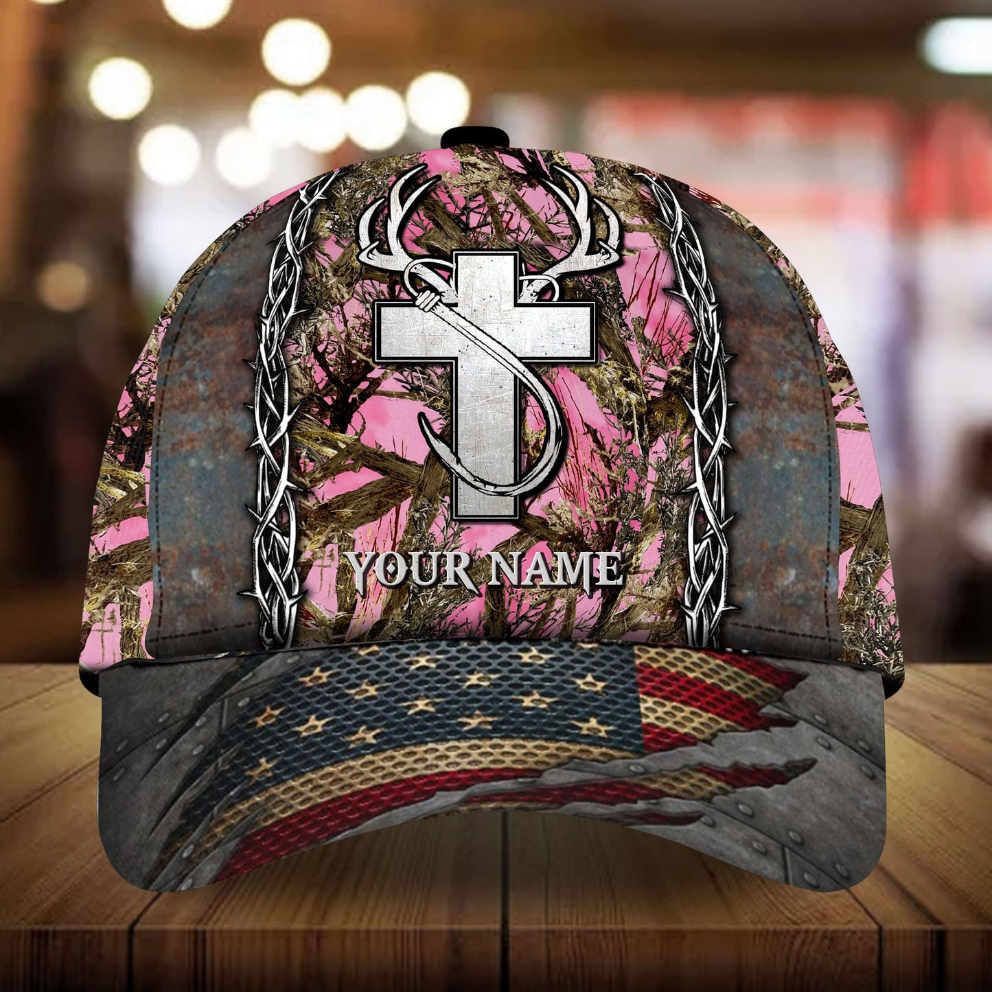 Premium Cross Hunting Personalized – Classic Cap