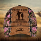Premium Father And Son Hunting Personalized – Classic Cap