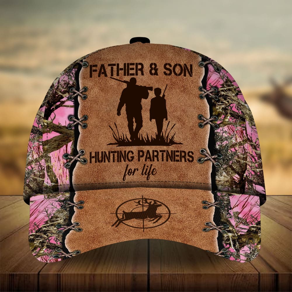 Premium Father And Son Hunting Personalized – Classic Cap
