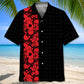 Poker Black Red Hawaiian Shirt