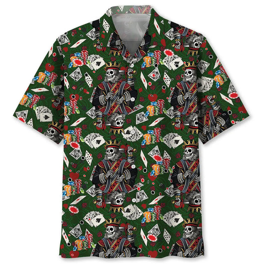 Hawaiian Shirt / Adults / S Poker Card Hawaiian Shirt