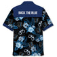 Hawaiian Shirt / Adults / S Police Back The Blue Hawaiian Shirt