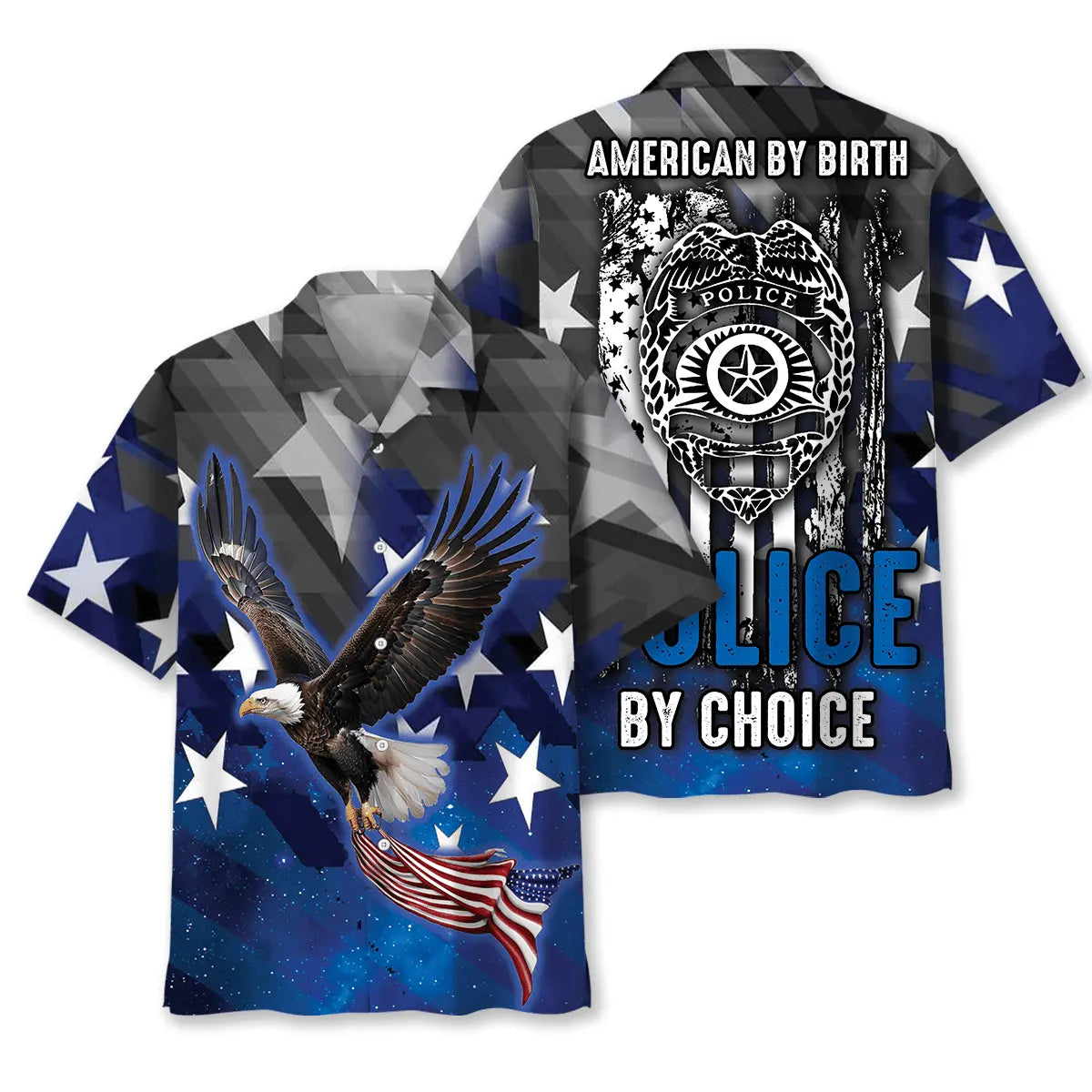 Hawaiian Shirt / Adults / S Police By Choice Hawaiian Shirt