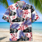 Police Car Funny Hawaiian Shirt