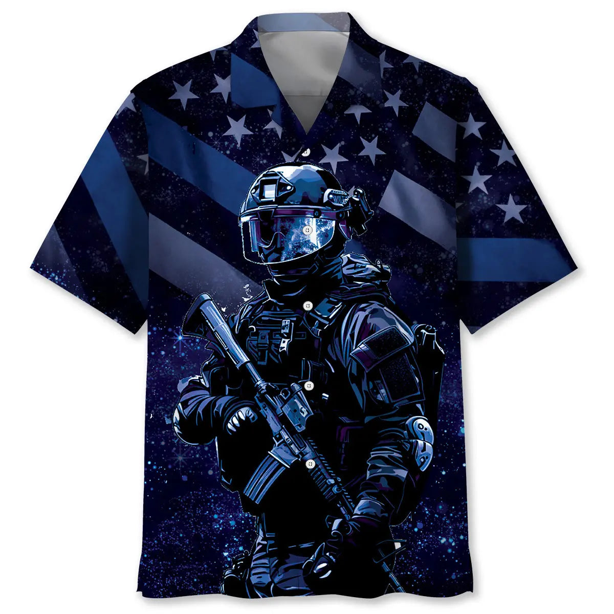 Police I Am The Storm Hawaiian Shirt