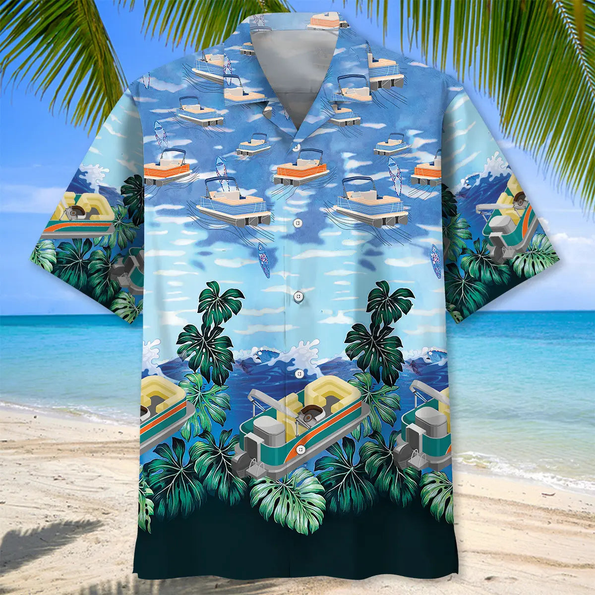 Pontoon Hawaiian Shirt
