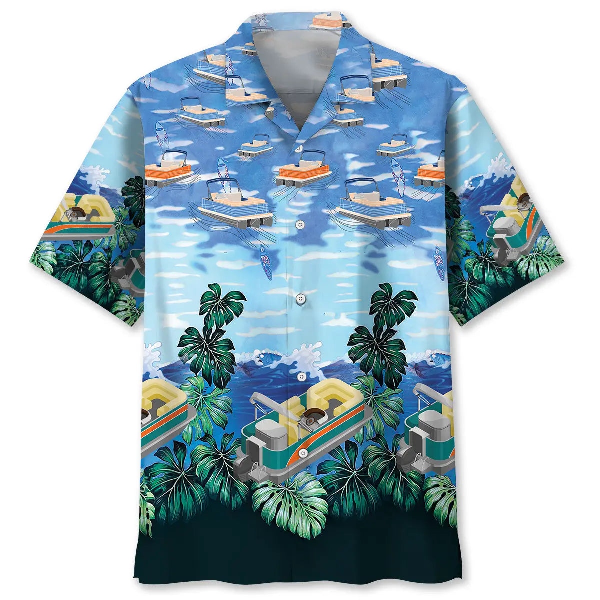 Hawaiian Shirt / Adults / S Pontoon Hawaiian Shirt
