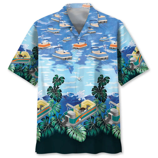 Hawaiian Shirt / Adults / S Pontoon Hawaiian Shirt