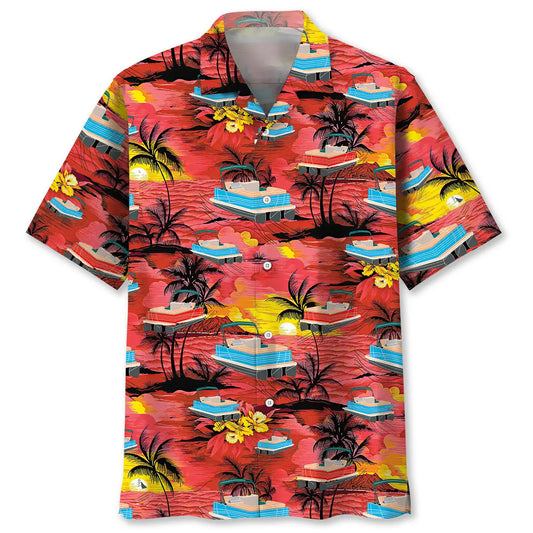 Hawaiian Shirt / Adults / S Pontoon Retro Hawaiian Shirt
