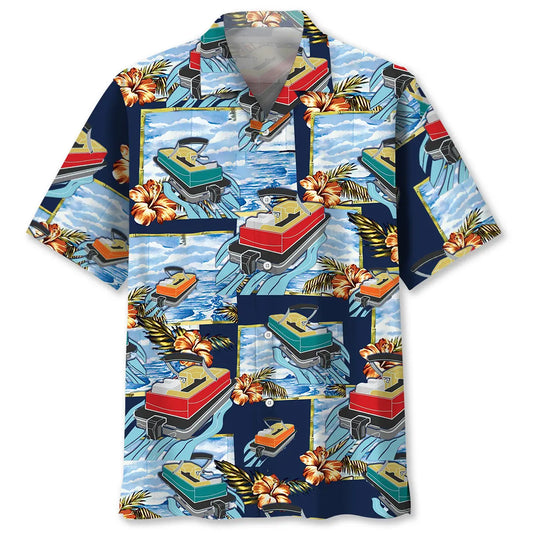 Hawaiian Shirt / Adults / S Pontoon Vintage Hawaiian Shirt