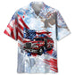 Hawaiian Shirt / Adults / S Proud Fire Truck Hawaiian Shirt