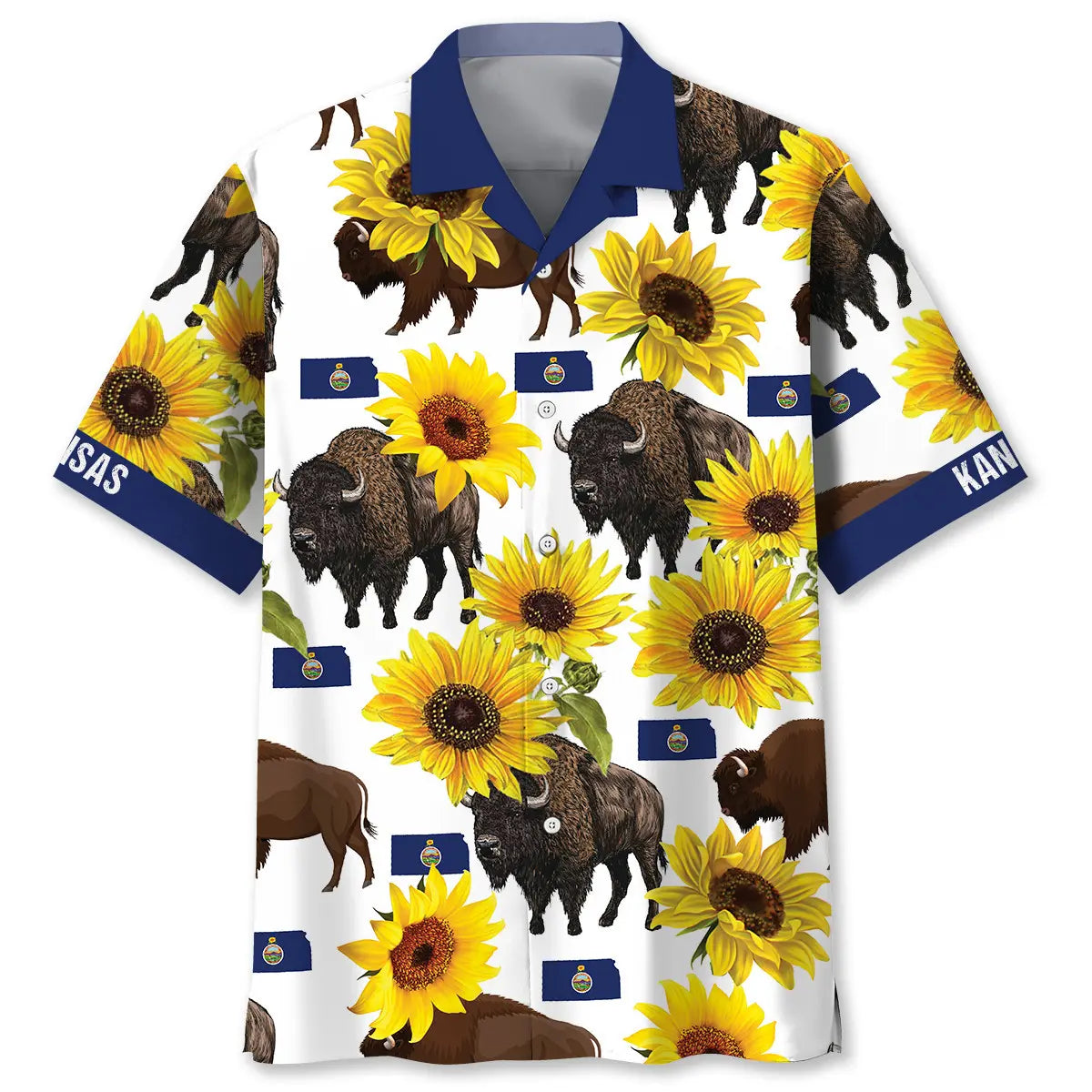 Hawaiian Shirt / Adults / S Proud Kansas State Hawaiian Shirt