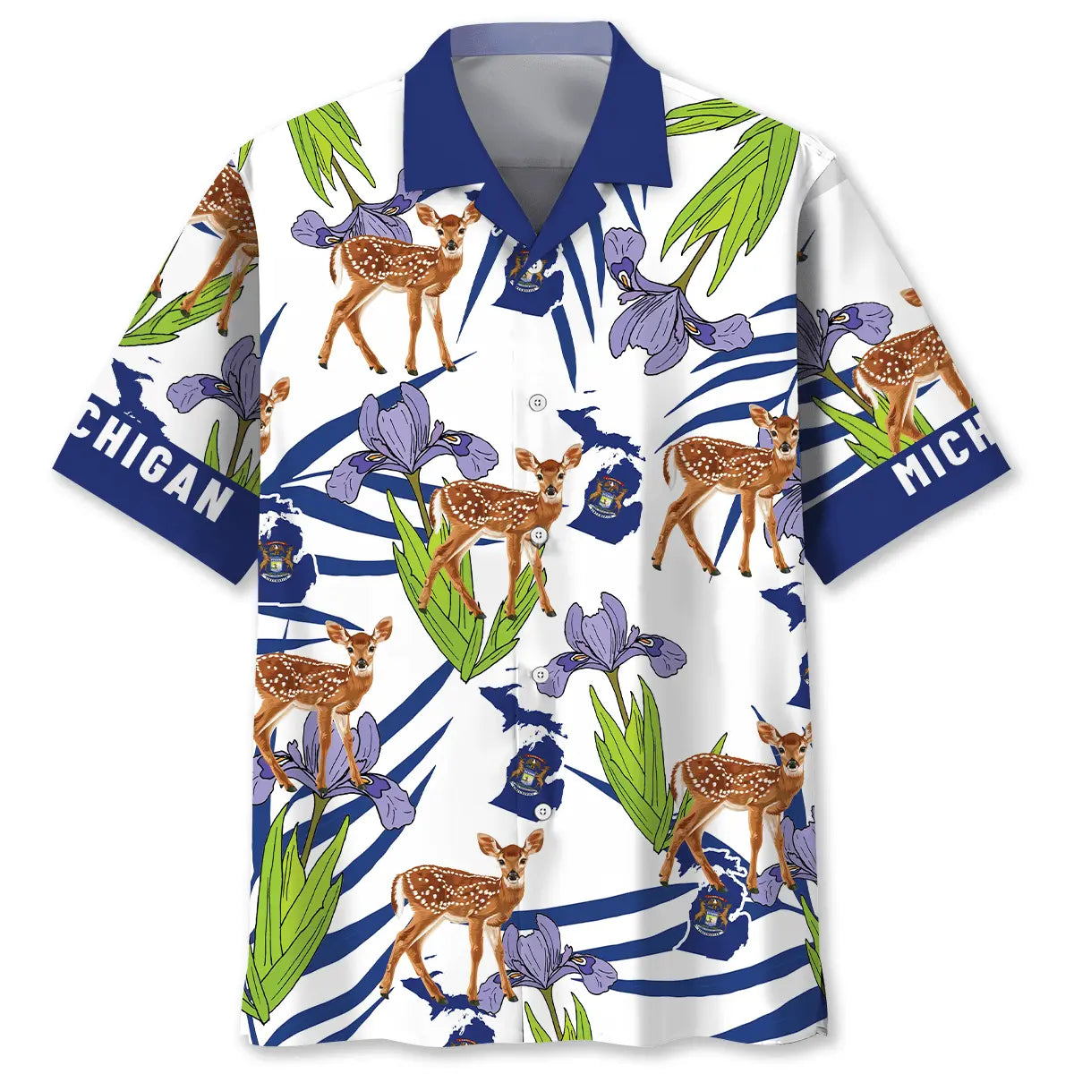 Hawaiian Shirt / Adults / S Proud Michigan State Hawaiian Shirt