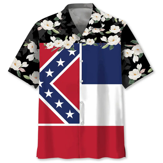 Hawaiian Shirt / Adults / S Proud Mississippi State Hawaiian Shirt