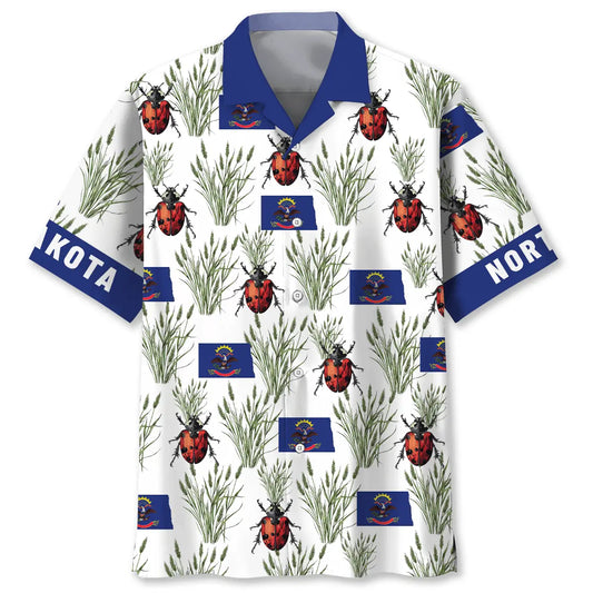 Hawaiian Shirt / Adults / S Proud North Dakota State Hawaiian Shirt