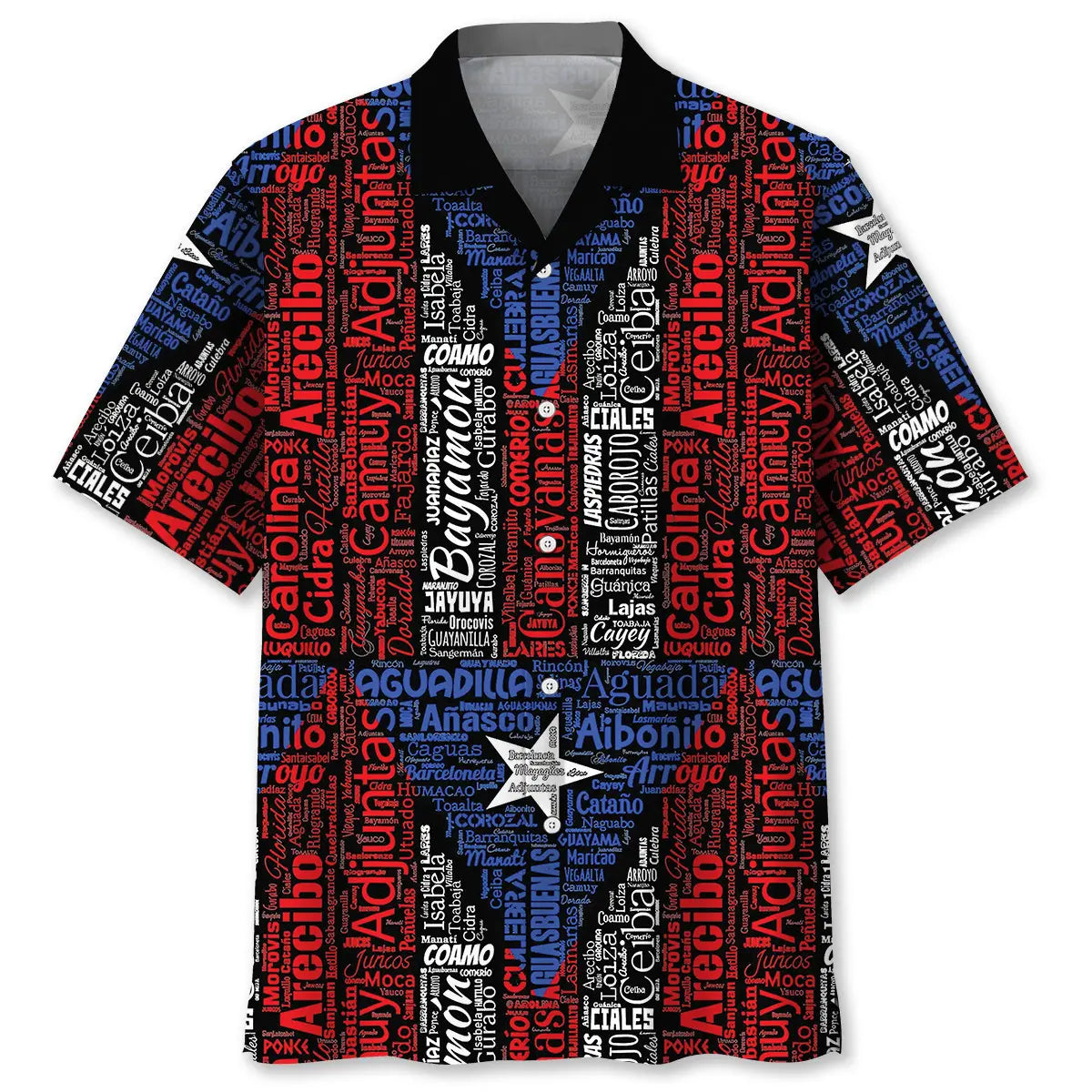 Hawaiian Shirt / Adults / S Puerto Rico Flag Hawaiian Shirt