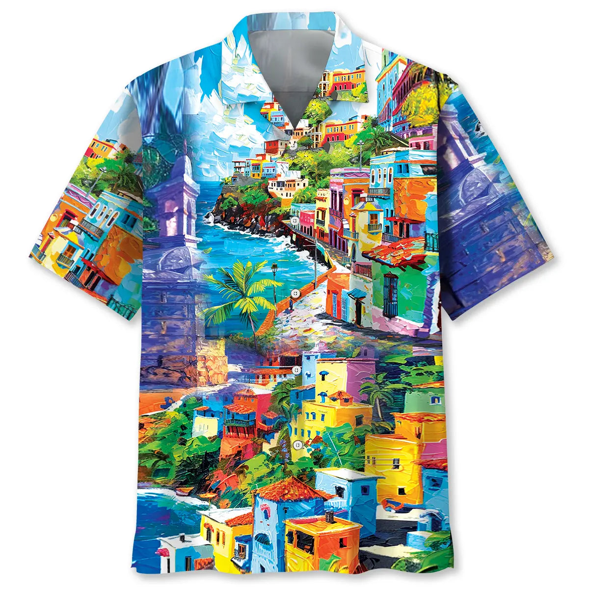 Hawaiian Shirt / Adults / S Puerto Rico San Juan Hawaiian Shirt
