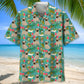 Pug Hawaiian Beach Hawaiian Shirt