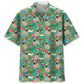 Hawaiian Shirt / Adults / S Pug Hawaiian Beach Hawaiian Shirt