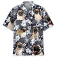 Hawaiian Shirt / Adults / S Pug Tropical Men Hawaiian Shirt
