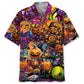 Hawaiian Shirt / Adults / S Pumpkin Drummer Halloween Hawaiian Shirt