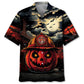 Hawaiian Shirt / Adults / S Pumpkin Firefighter Hawaiian Shirt