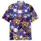 Hawaiian Shirt / Adults / S Purple Baseball Gloves Hawaiian Shirt
