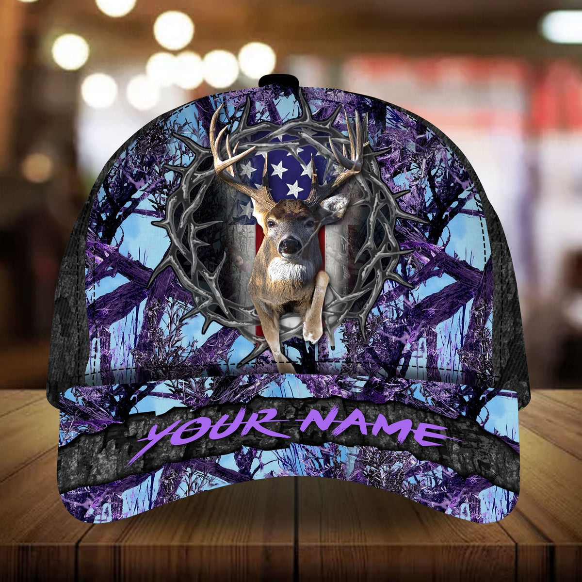 Awesome USA Deer Hunting Personalized – Classic Cap