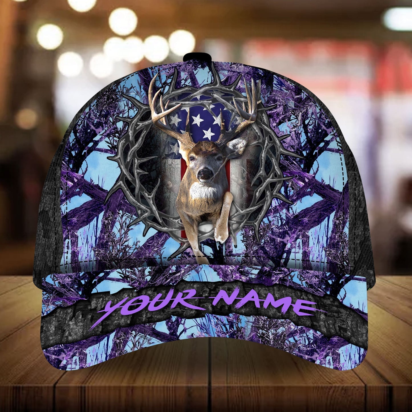 Awesome USA Deer Hunting Personalized – Classic Cap