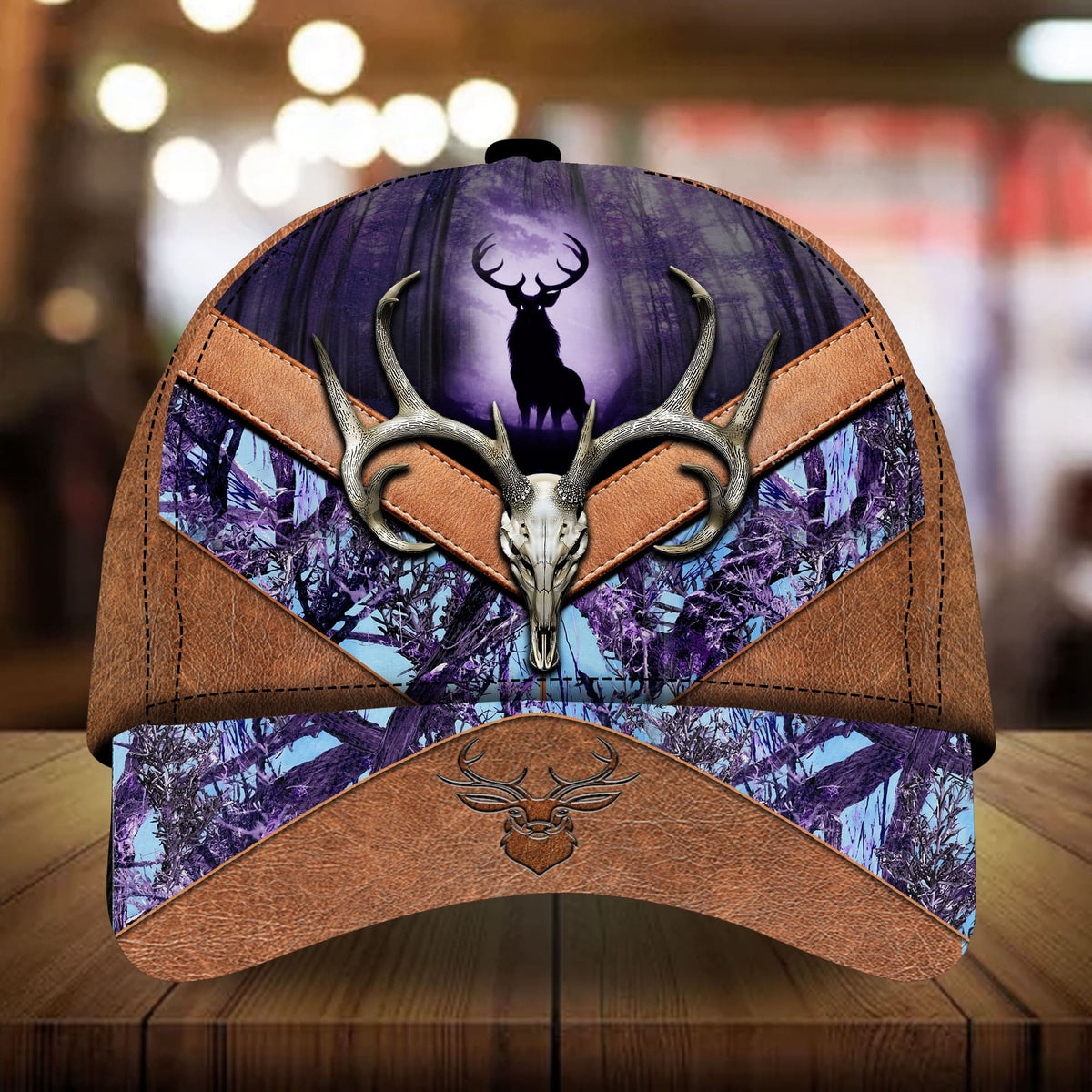 Premium Deer Hunting Leather – Classic Cap
