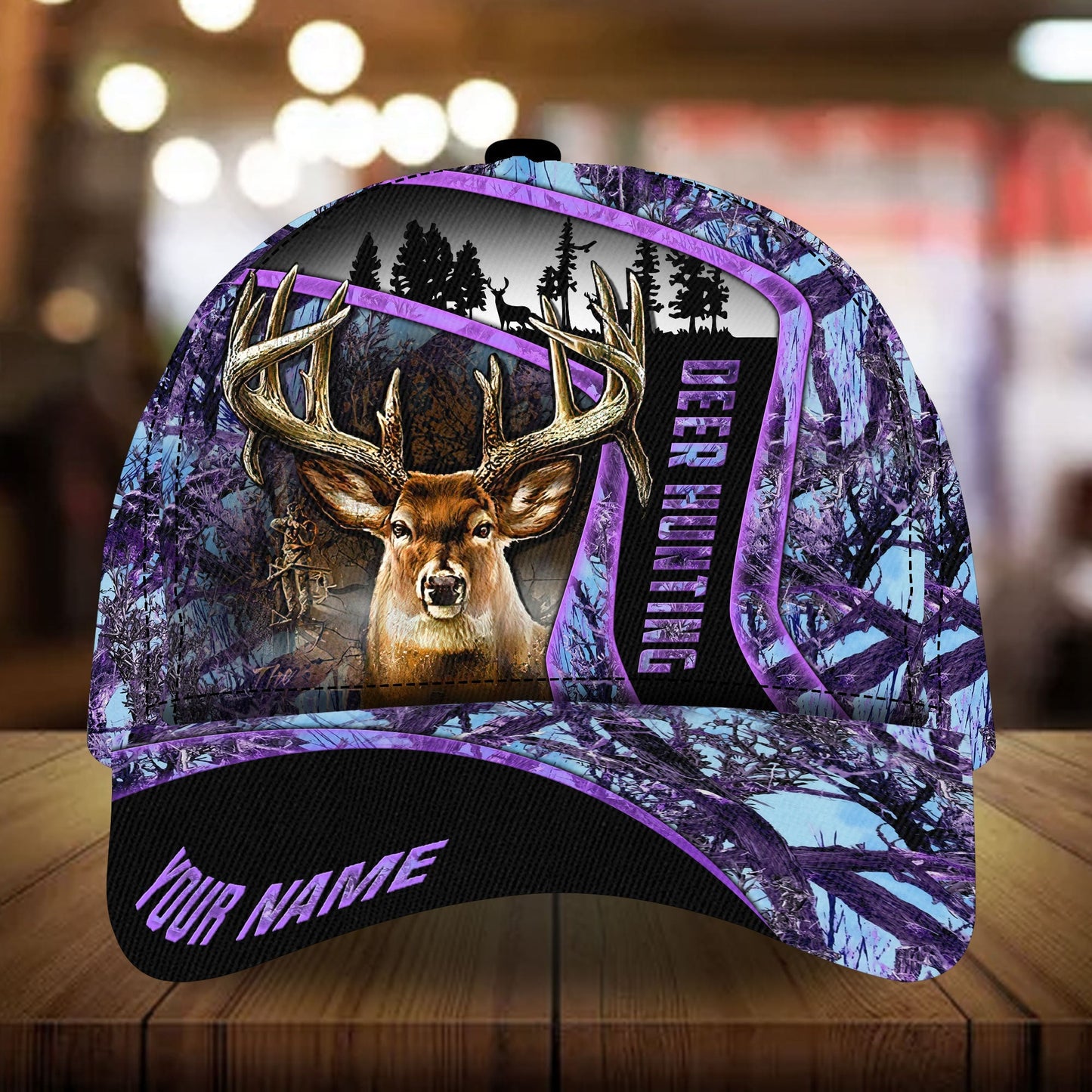 Special Deer Hunting Pattern Personalized – Classic Cap