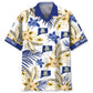 Hawaiian Shirt / Adults / S Qui Transtulit Sustinet Connecticut State Proud Hawaiian Shirt