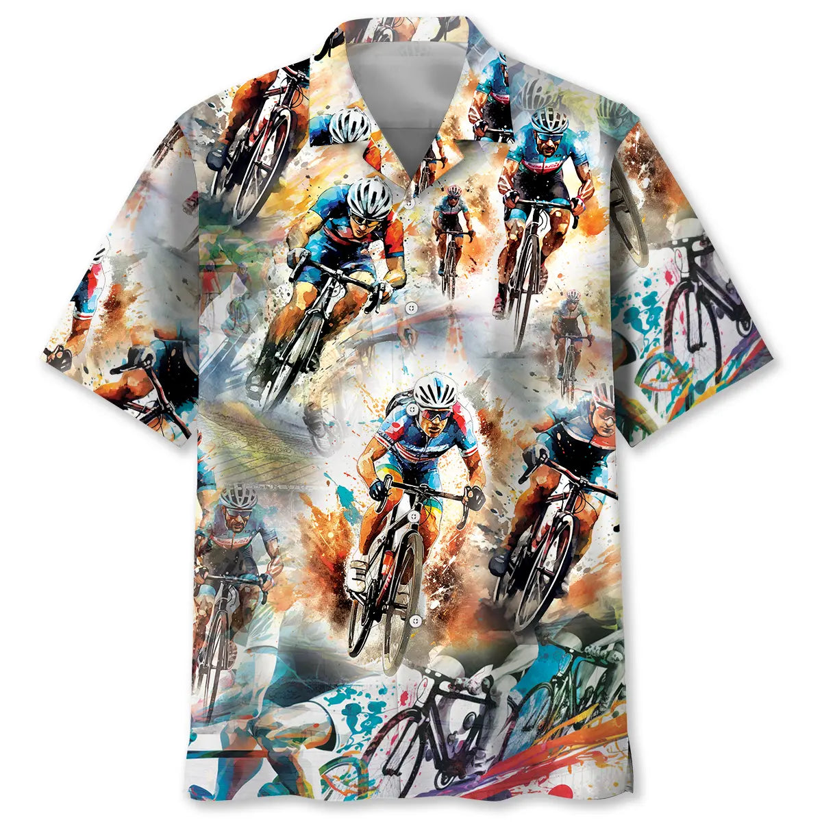 Hawaiian Shirt / Adults / S Racing Cycling Hawaiian Shirt