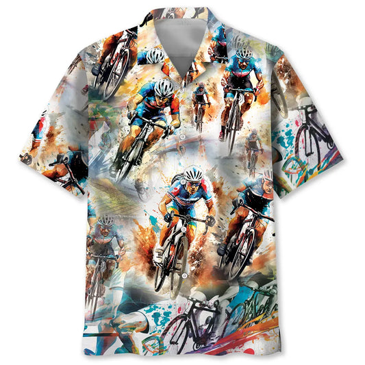 Hawaiian Shirt / Adults / S Racing Cycling Hawaiian Shirt