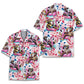 Tropical Bigfoot Flamingo Unisex Hawaiian Shirt Aloha Shirt