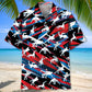 Red Wrestling Hawaiian Shirt