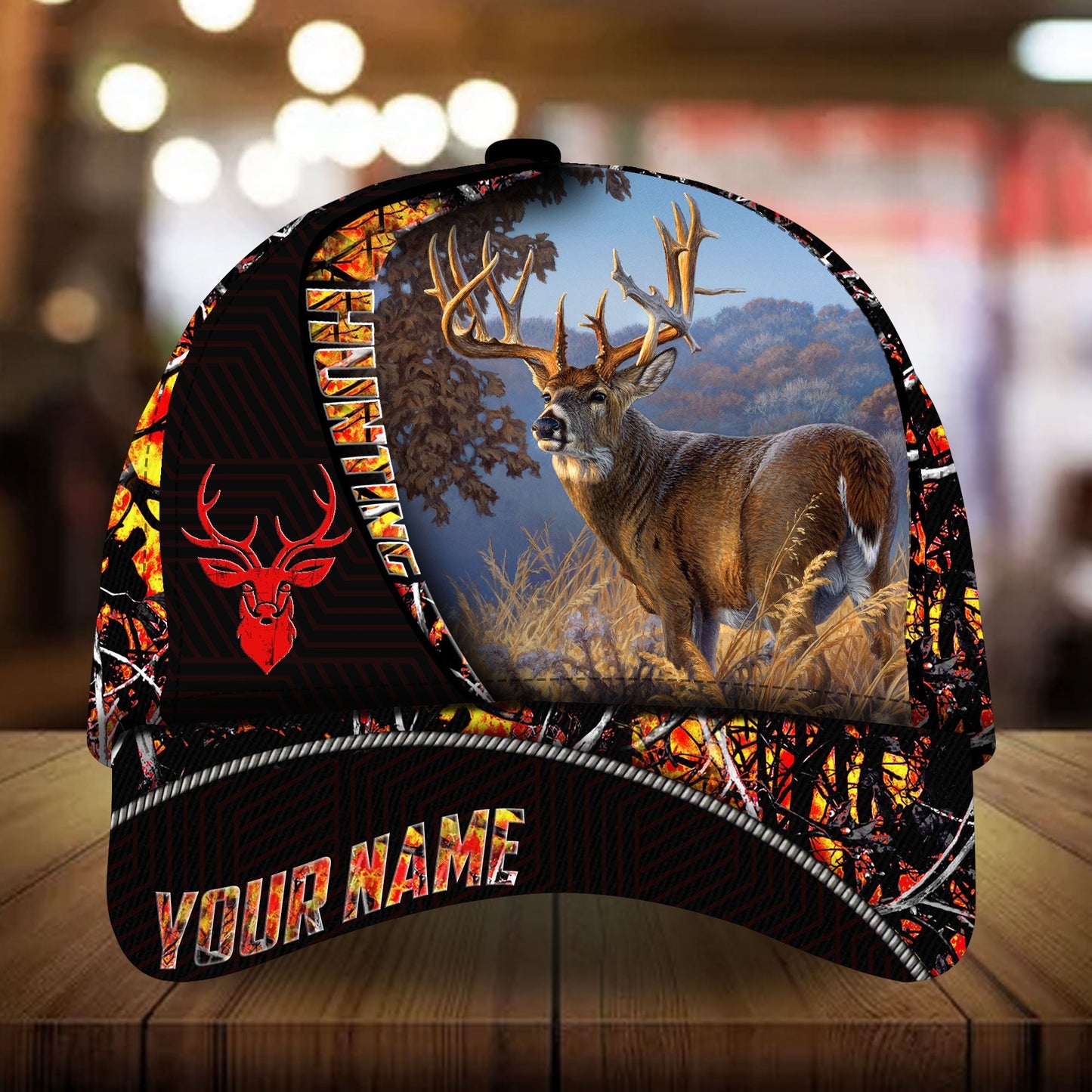 Boomerang Deer Hunting Personalized – Classic Cap