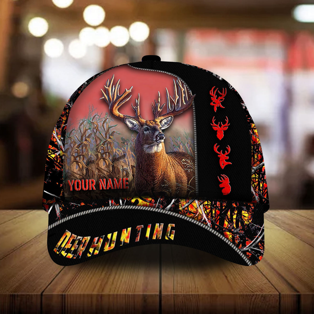 Premium Deer Hunting Personalized – Classic Cap
