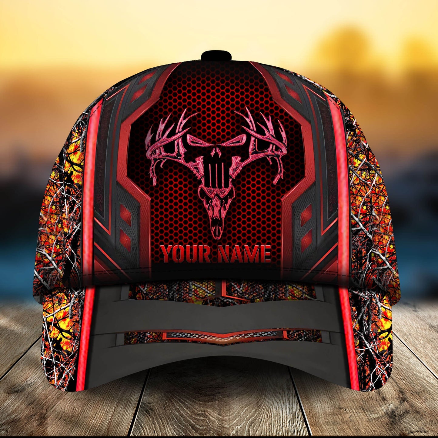 Premium Skull Hunting Personalized – Classic Cap