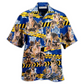 Hawaiian Shirt / Adults / S German Shepherd You Can Run But You Can't Hide - Hawaiian Shirt - Reefox