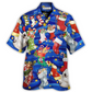 Hawaiian Shirt / Adults / S Socks Christmas Tree Merry Xmas Seasons Of Joy - Hawaiian Shirt - Reefox