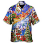 Hawaiian Shirt / Adults / S Christmas Santa Claus Love - Hawaiian Shirt - Reefox