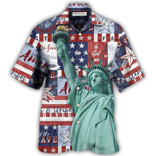 America Live Free - Hawaiian Shirt - Reefox