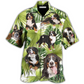 Hawaiian Shirt / Adults / S Bernese Mountain Dog Tropical Leaf Lover - Hawaiian Shirt - Reefox