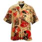 Hawaiian Shirt / Adults / S Samurai Girl Strong - Hawaiian Shirt - Reefox
